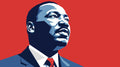 Martin Luther King Jr. Hope Style Graphic Vector Art